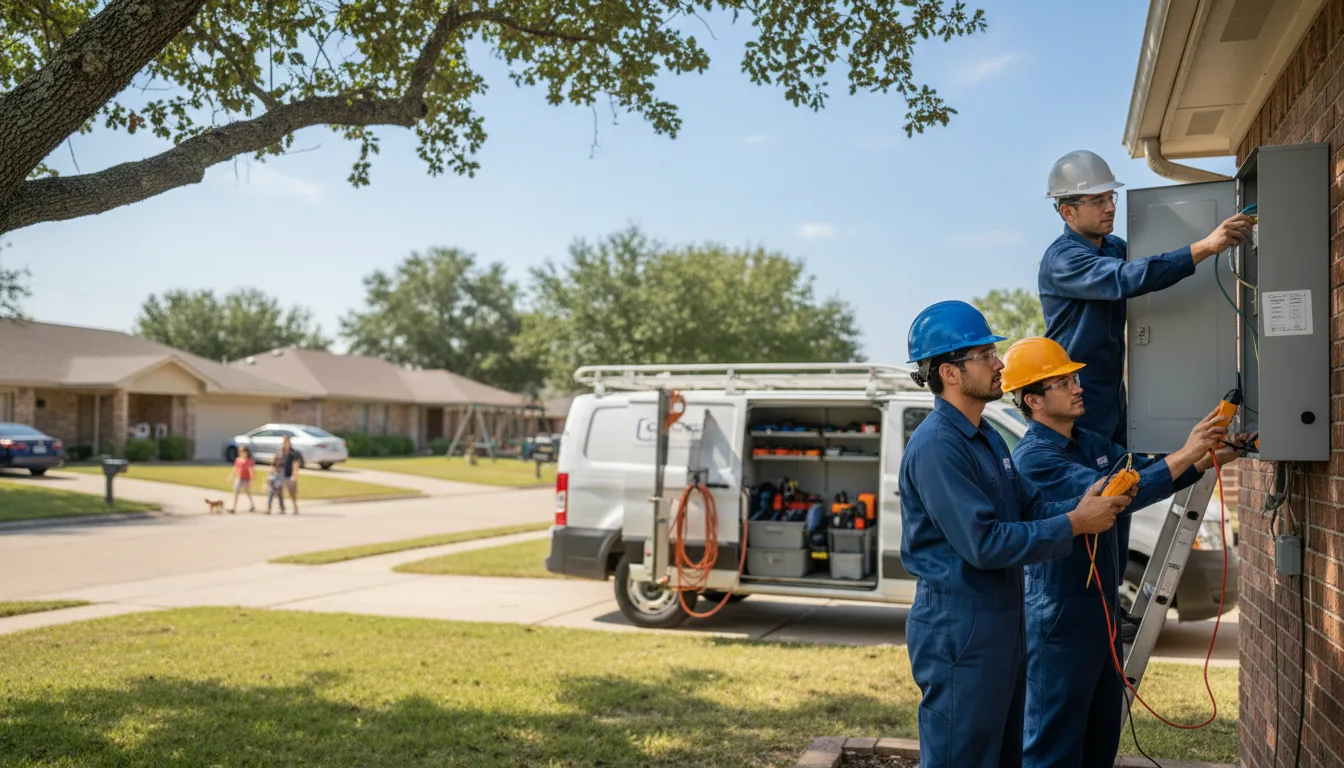 Certified electrician providing emergency electrical services in Thornton, AR